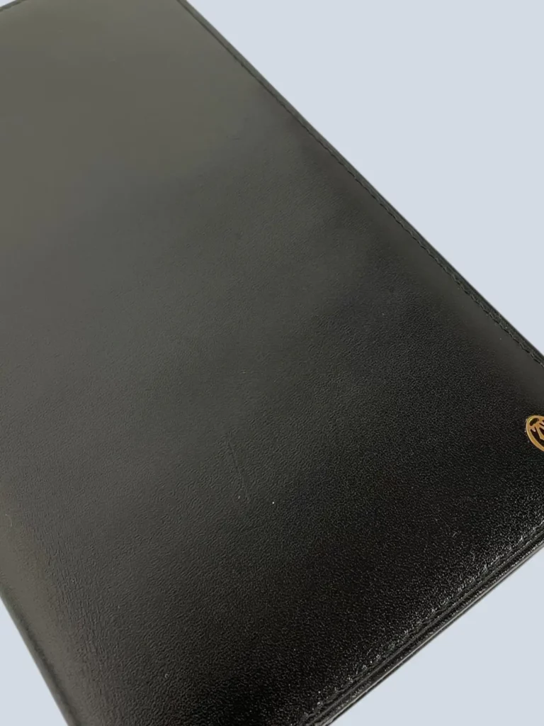 Portafoglio Must De Cartier in pelle liscia e logo oro., foto 8 di 8