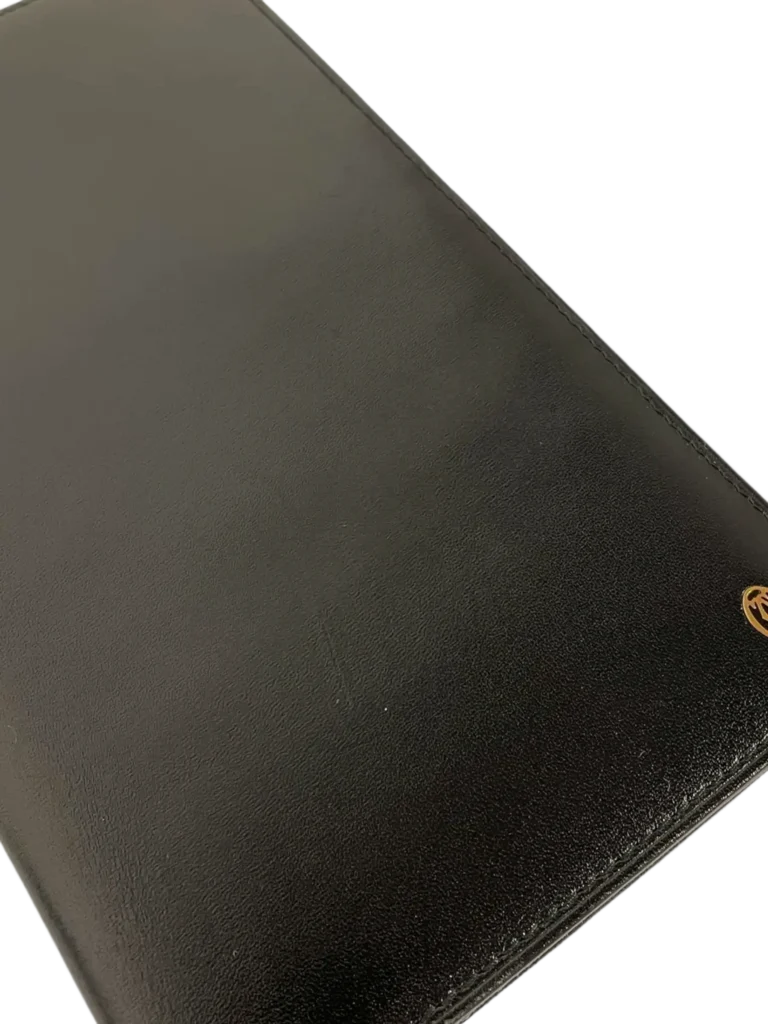 Portafoglio Must De Cartier in pelle liscia e logo oro., foto 8 di 8