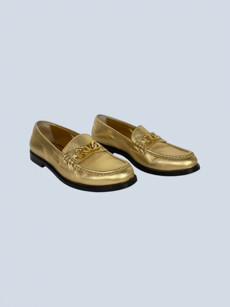 Garavani, mocassini VLogo Chain in pelle, 37., foto 2 di 7