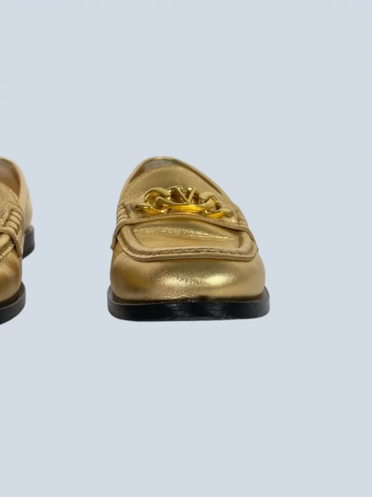 Garavani, mocassini VLogo Chain in pelle, 37., foto 7 di 7