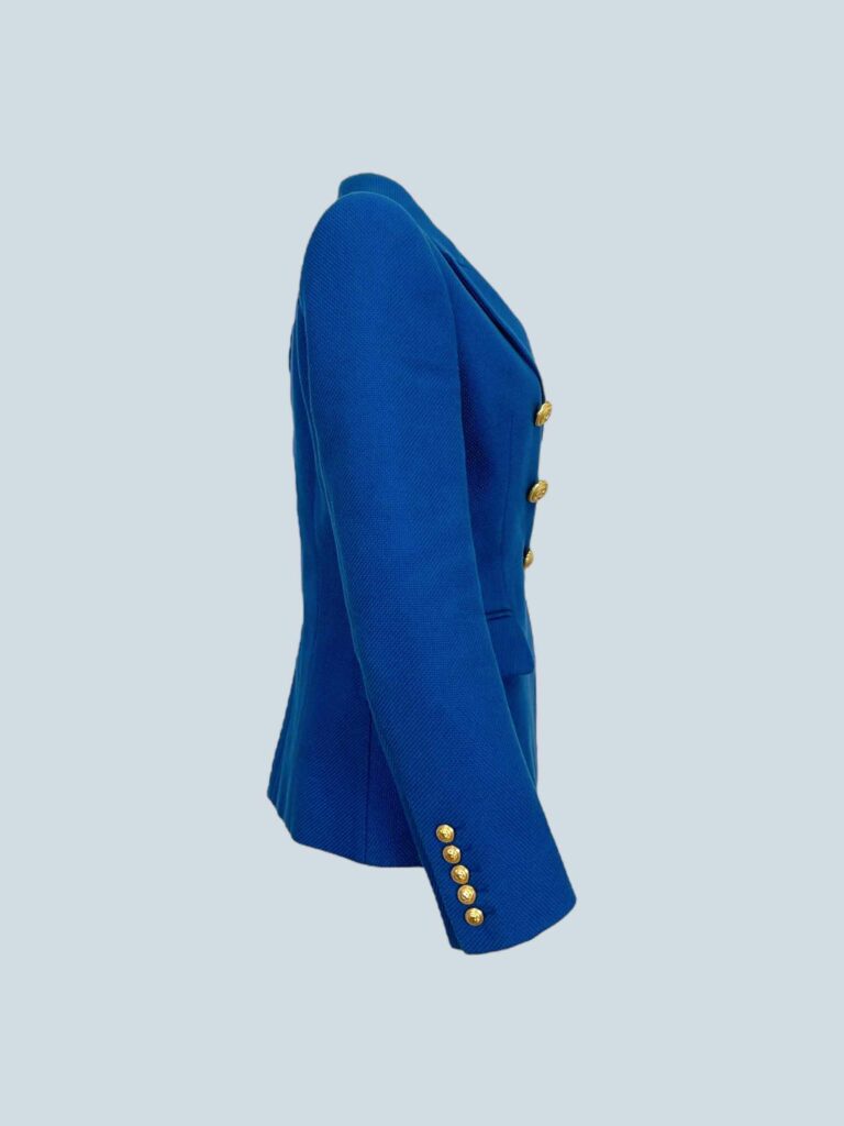 Blazer doppiopetto in cotone, 40., foto 2 di 6