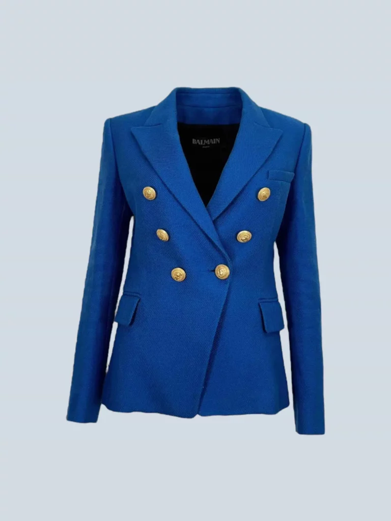 Blazer doppiopetto in cotone, 40.
