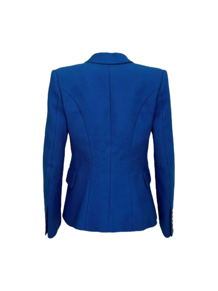 Blazer doppiopetto in cotone., foto 3 di 6