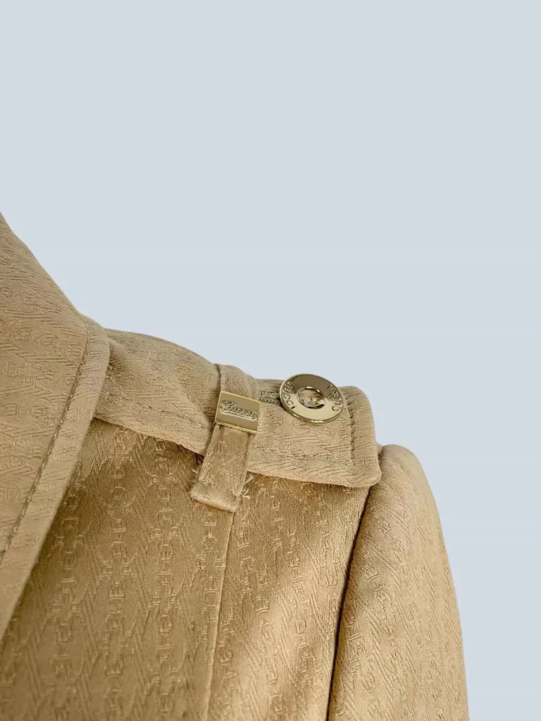 Cappotto in cotone jacquard motivo maglia marinara, 40., foto 4 di 7