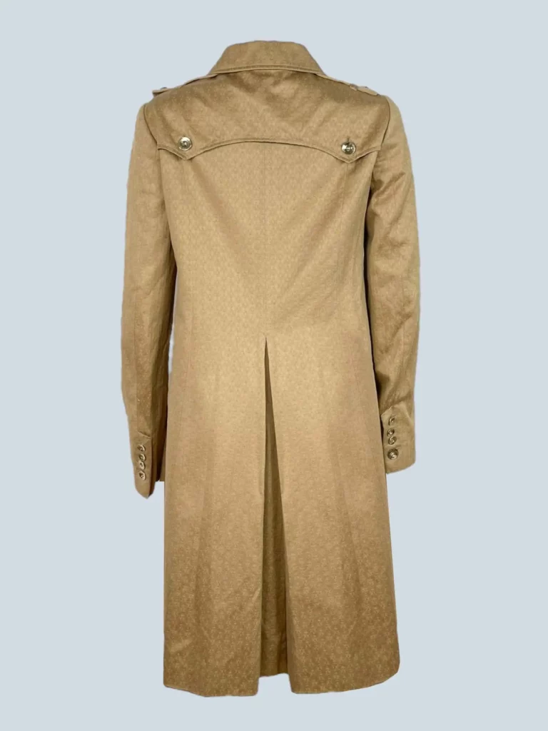 Cappotto in cotone jacquard motivo maglia marinara, 40., foto 3 di 7