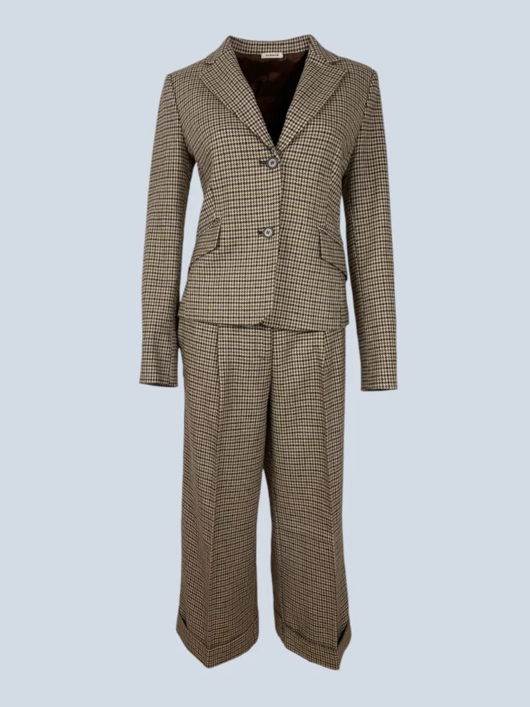 Pied De Poule pattern suit, S.
