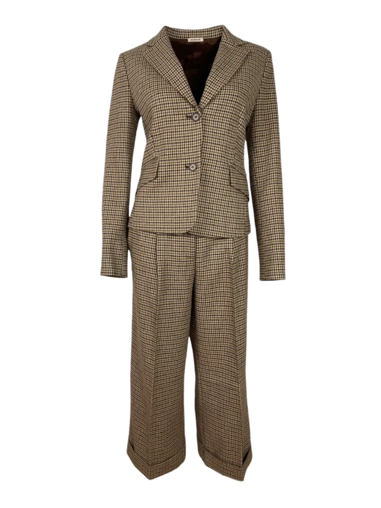 Tailleur motivo Pied De Poule.