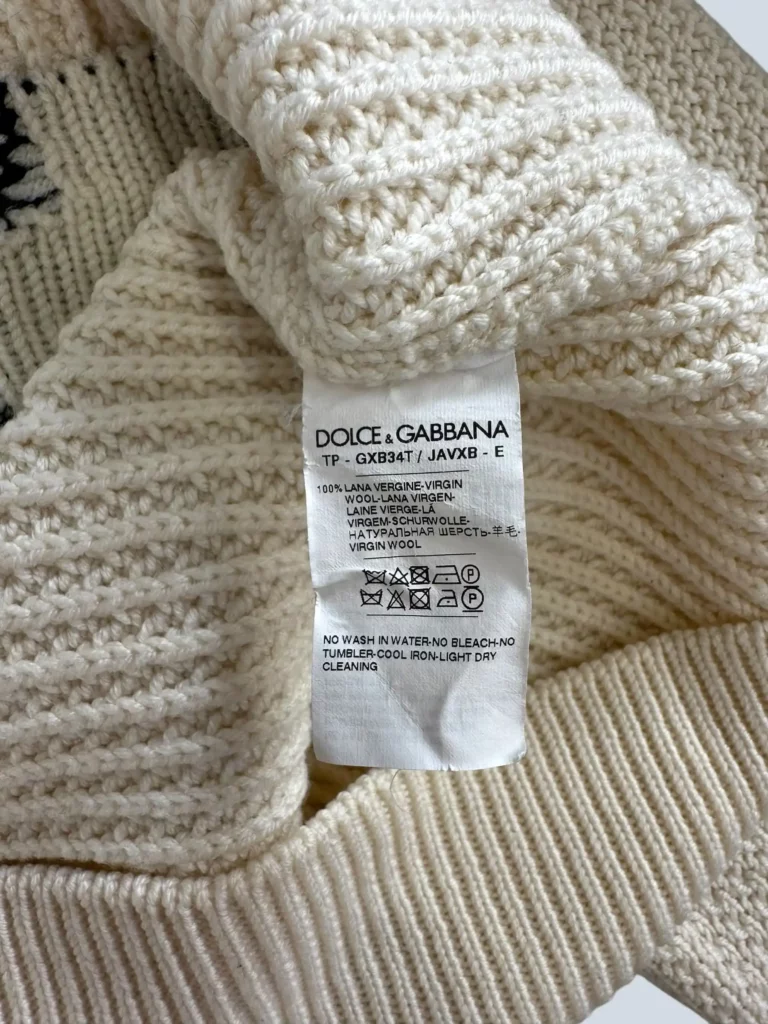 DG logo wool sweater, M., photo 6 of 6