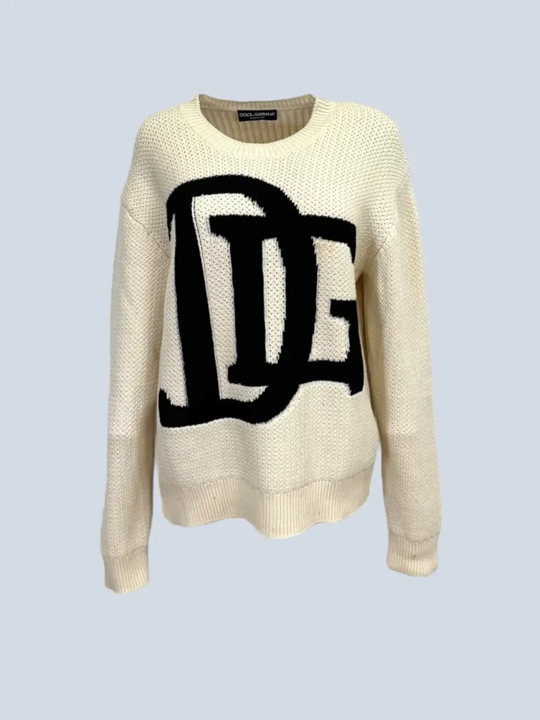 DG logo wool sweater, M.