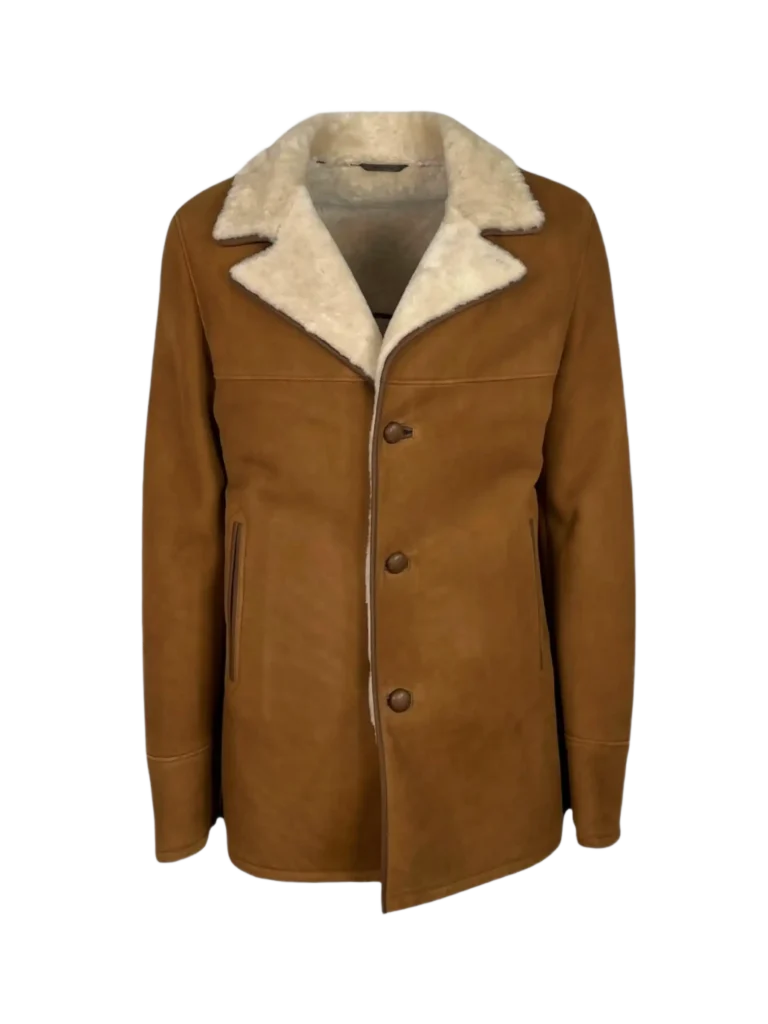 Suede shearling jacket., photo 2 of 10