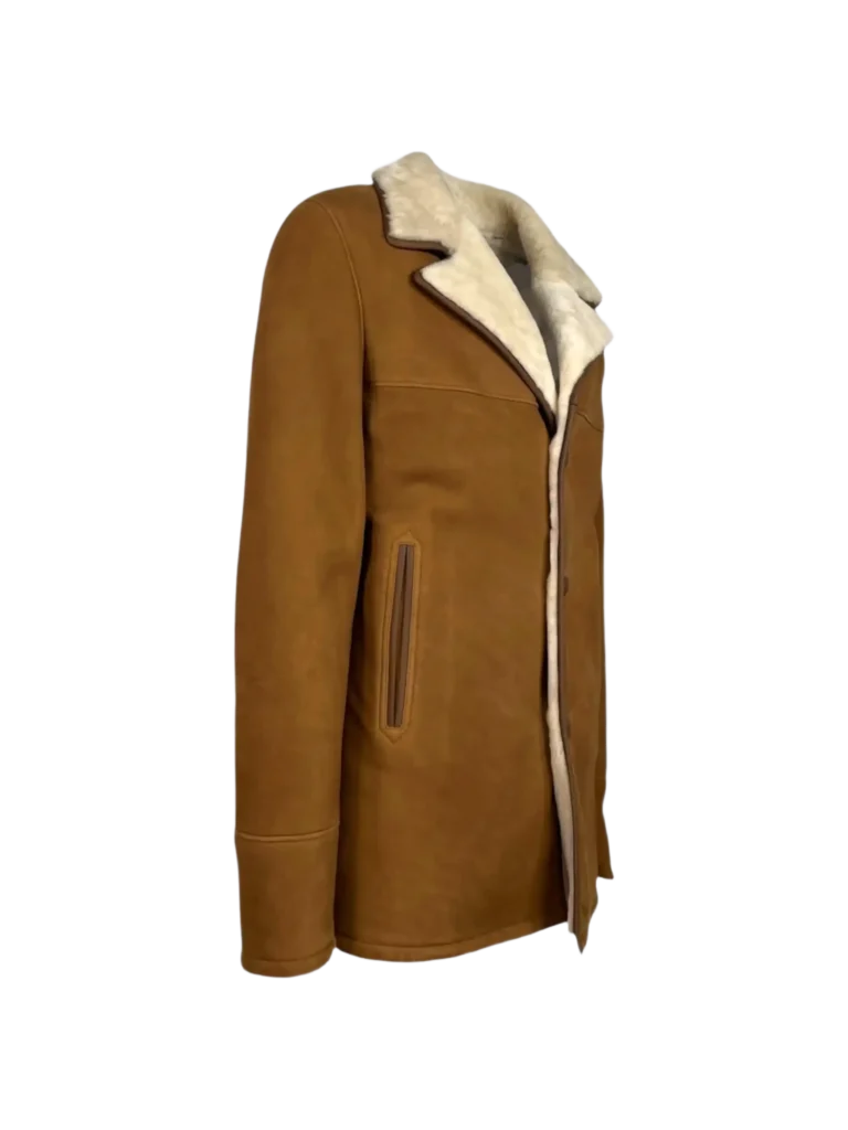 Suede shearling jacket., photo 4 of 10