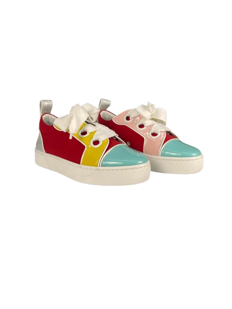 Toy Toy leather and patent multicolor sneakers, photo 2 of 6
