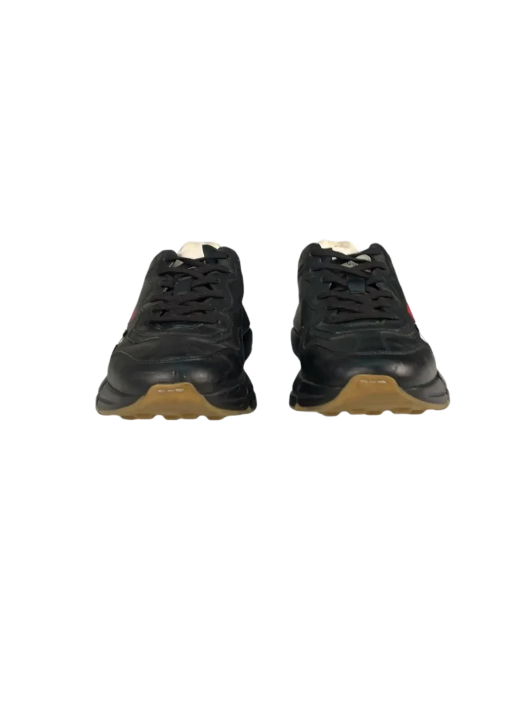 Rython leather sneakers with web stripes, photo 3 of 7