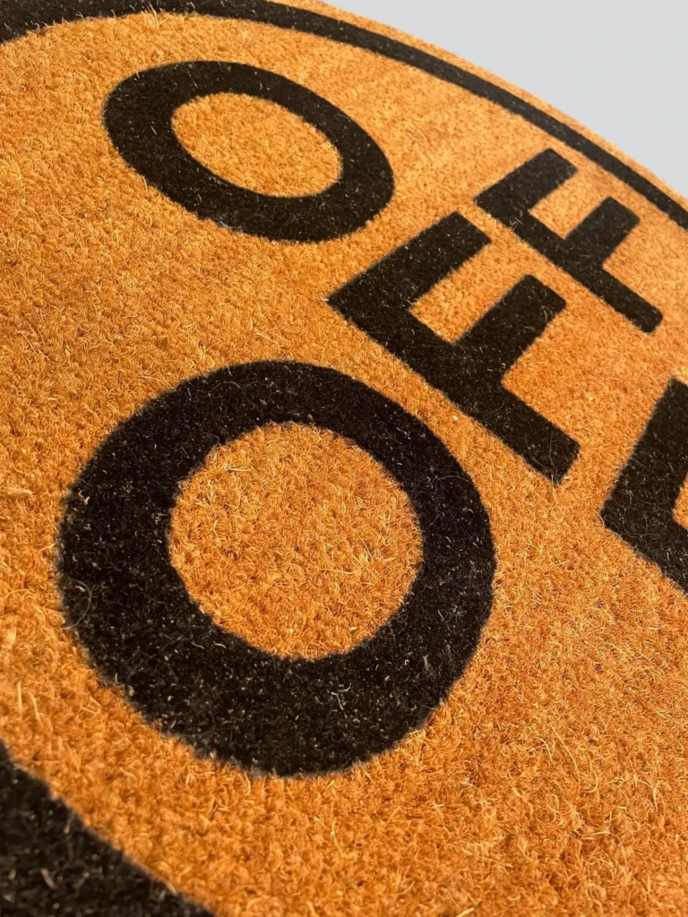 “OFF” round rug., photo 3 of 3