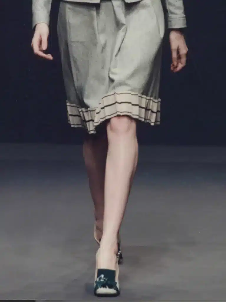 Fabric and leather pumps, 36., photo 4 of 4