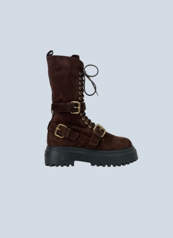 <b>Le Silla</b><br> anfibi Ranger in suede e gomma, 38.