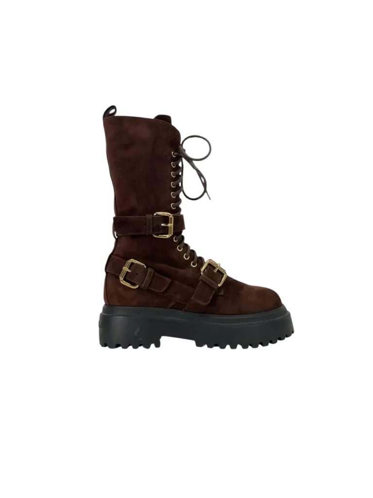 Anfibi Ranger in suede e gomma.
