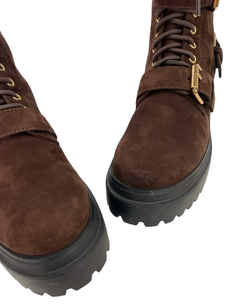 Anfibi Ranger in suede e gomma., foto 8 di 10