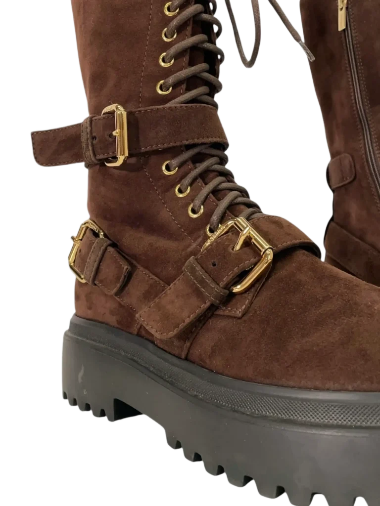 Anfibi Ranger in suede e gomma., foto 6 di 10