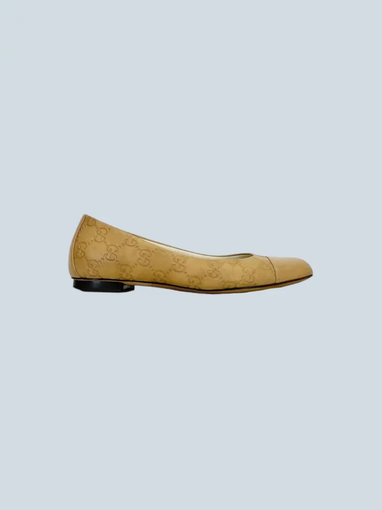 Ballerine in pelle Guccissima, 37.
