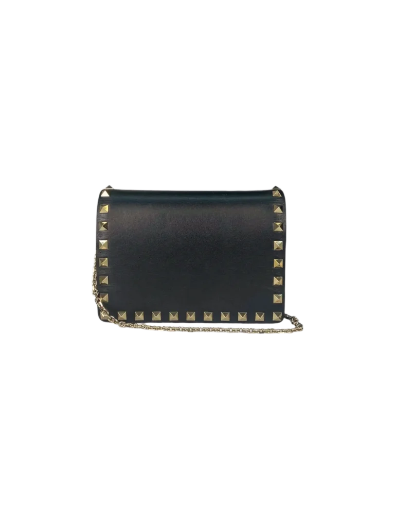 Pochette a tracolla Rockstud in pelle.