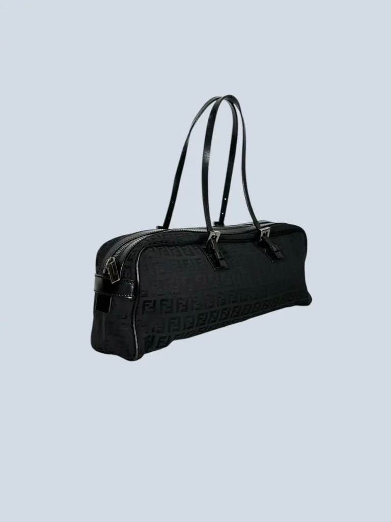 Borsa a mano in tela Zucchino e pelle., foto 2 di 12