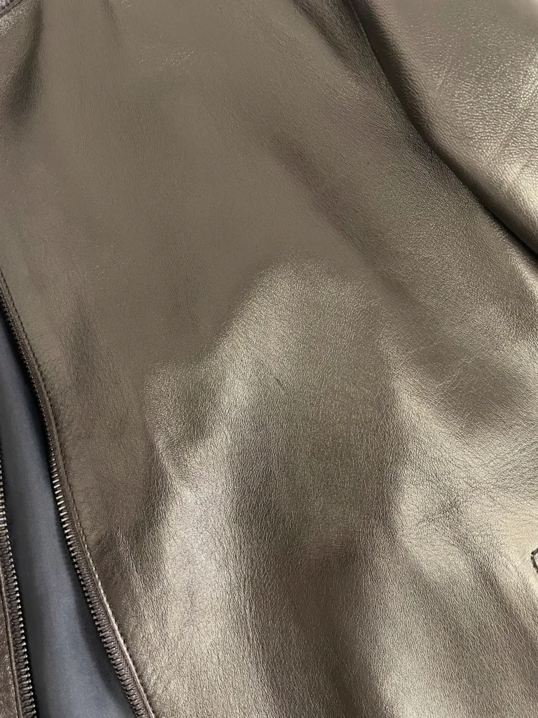 Giubbotto in pelle con zip, M., foto 9 di 10