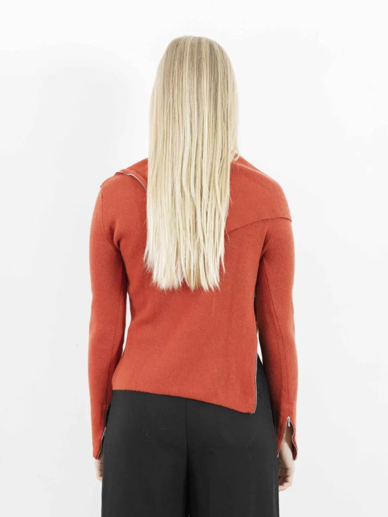 Zip detail cashmere sweater, 38fr., photo 3 of 3