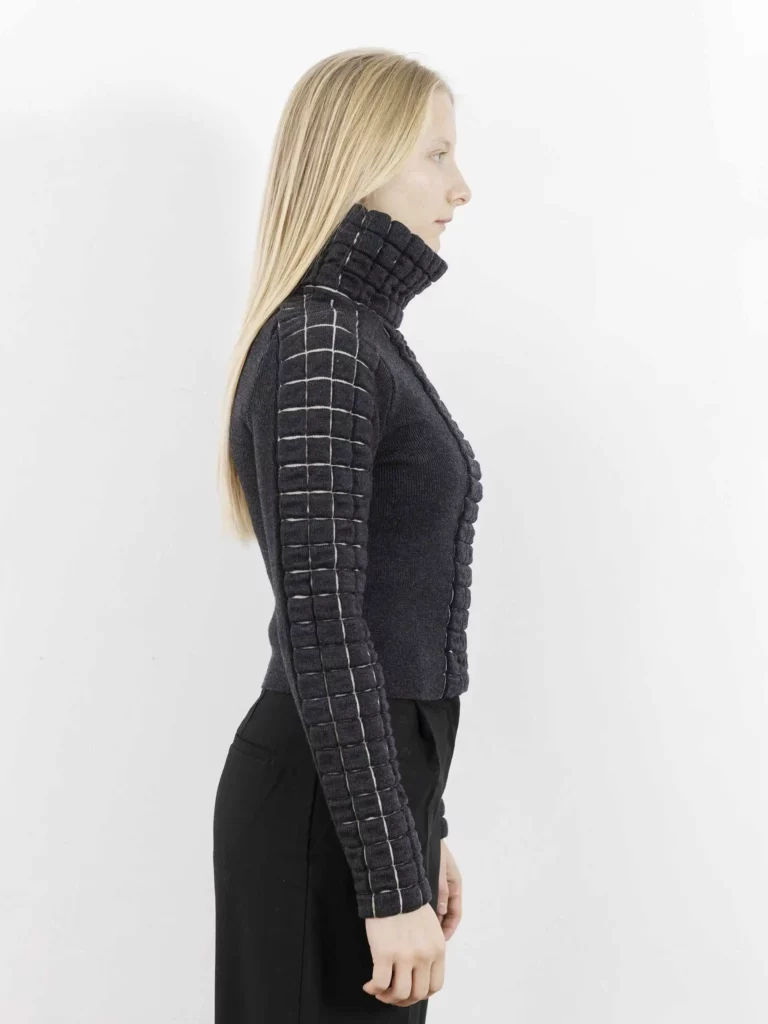 Matelassé wool turtleneck sweater, 40., photo 2 of 4
