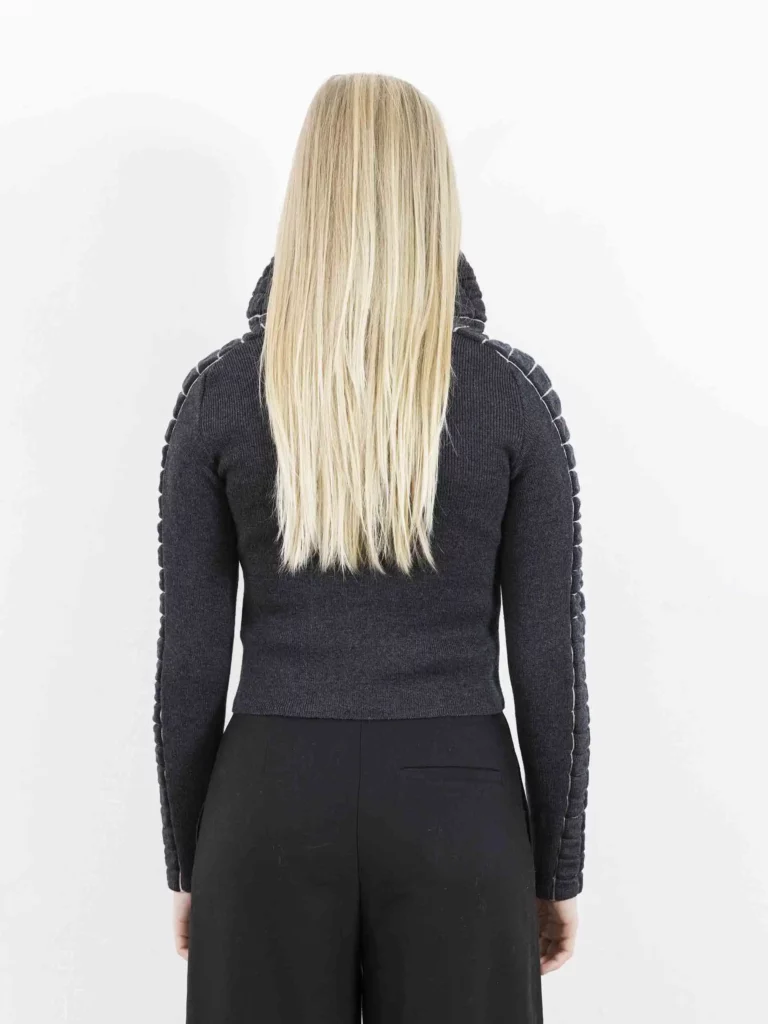 Matelassé wool turtleneck sweater, 40., photo 3 of 4