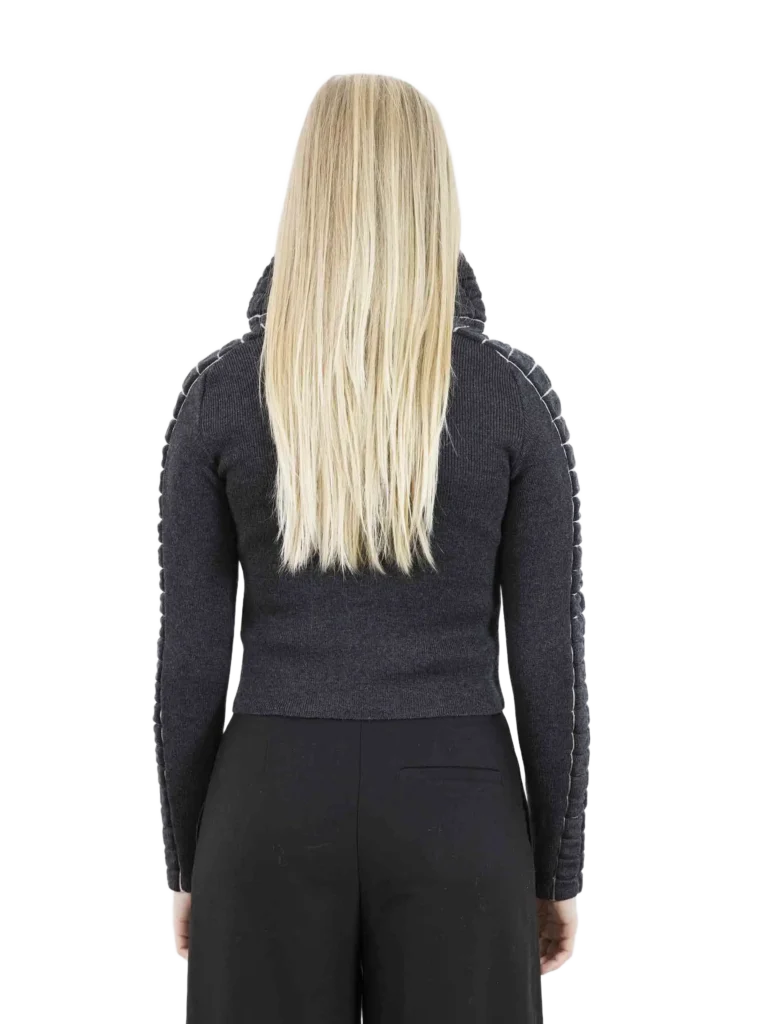 Matelassé wool turtleneck sweater, photo 3 of 4