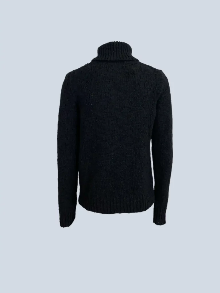 “Crafts Man Ship” textured wool turtleneck sweater, 48., photo 4 of 6