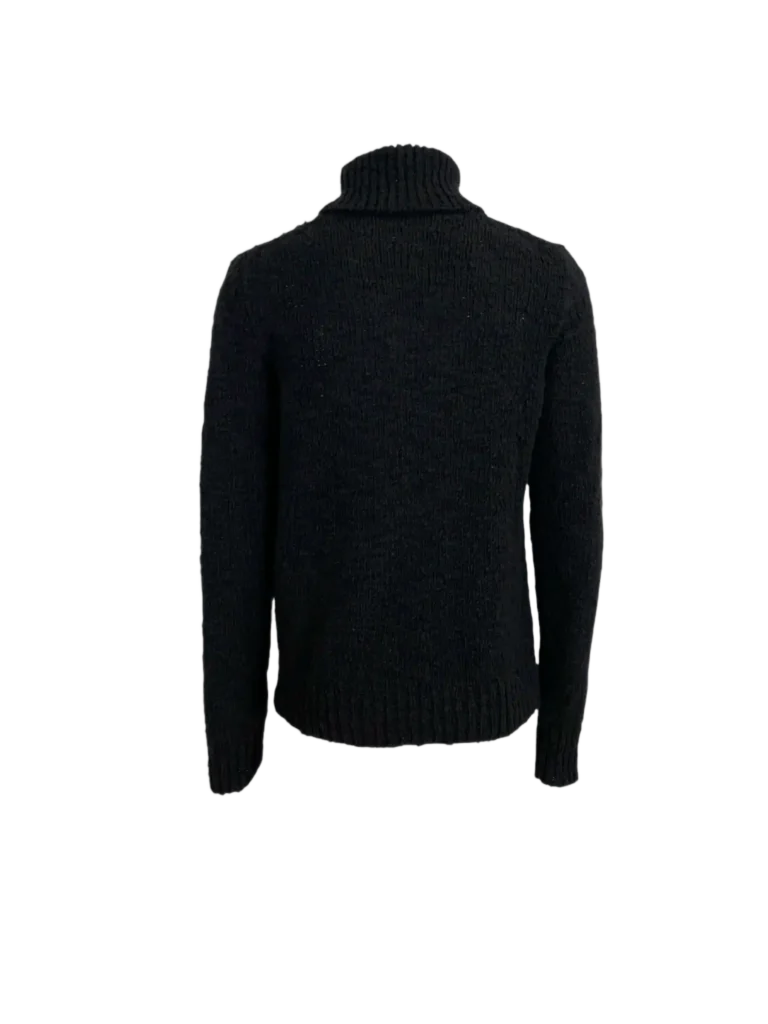 Maglione a collo alto in lana lavorata "Crafts Man Ship"., foto 4 di 6
