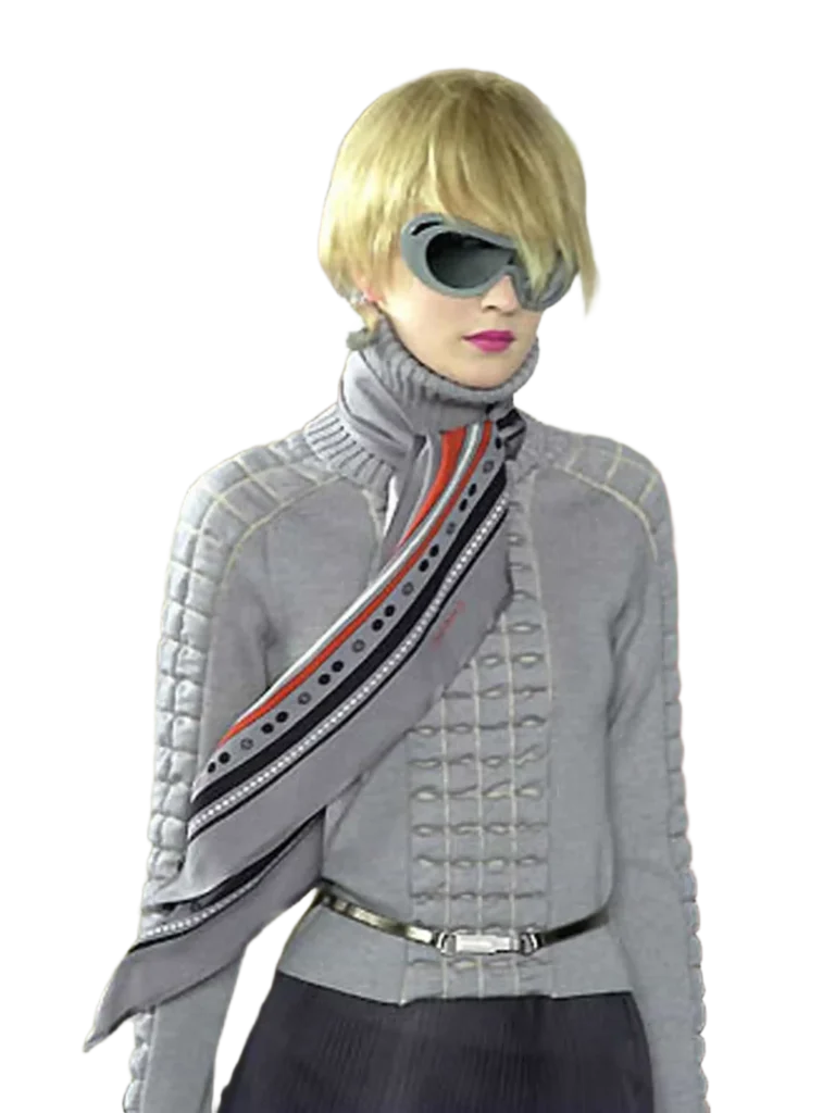 Matelassé wool turtleneck sweater, photo 4 of 4