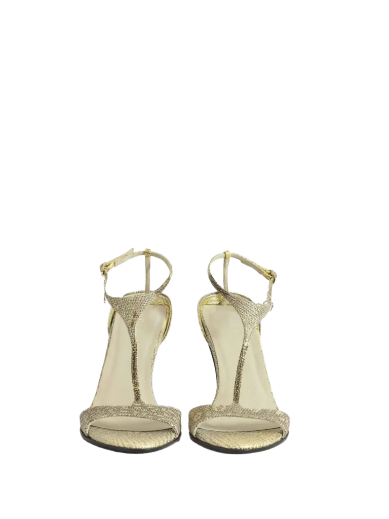 By Tom Ford, lizard leather sandals with logo charms., photo 2 of 4