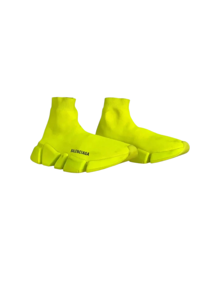 Sneakers Speed 2.0 "Fluo" in maglia riciclata., foto 2 di 7