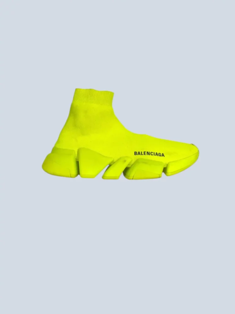 Sneakers Speed 2.0 "Fluo" in maglia riciclata, 38.