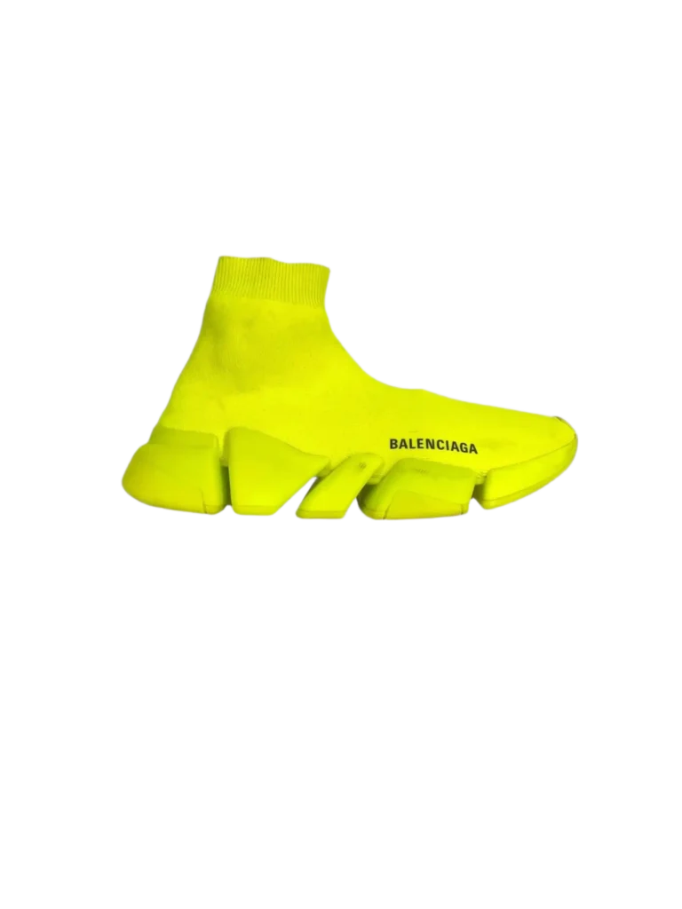 Sneakers Speed 2.0 "Fluo" in maglia riciclata.