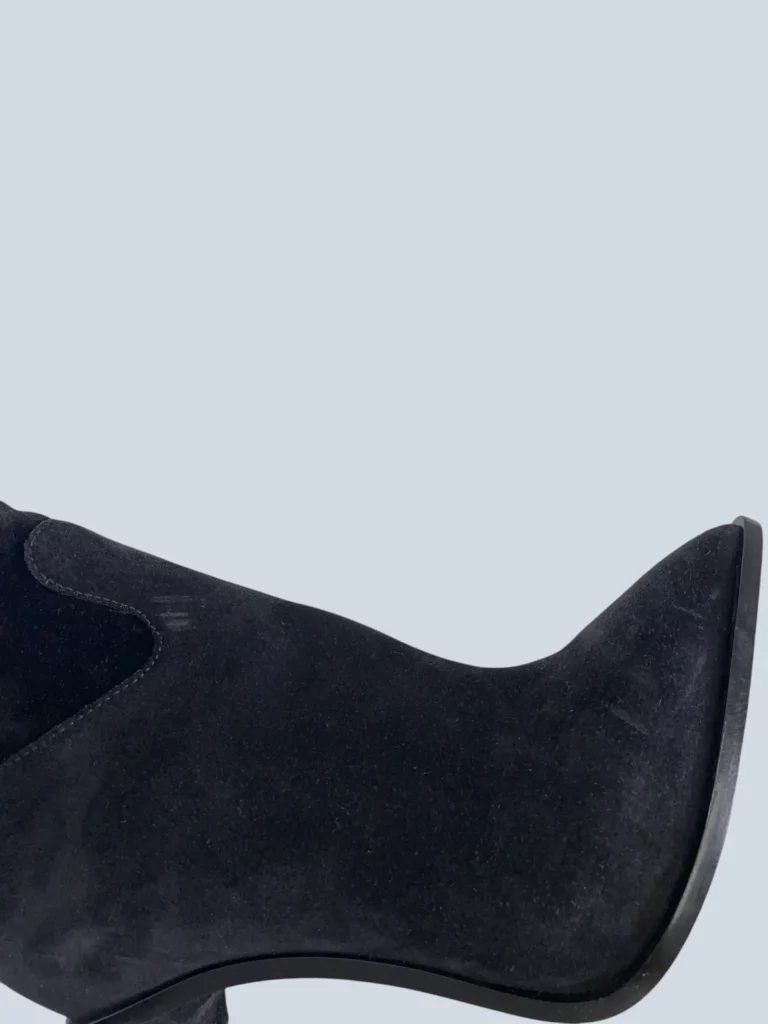Casadei, Blade suede boots with metal stiletto heel, 35., photo 6 of 7