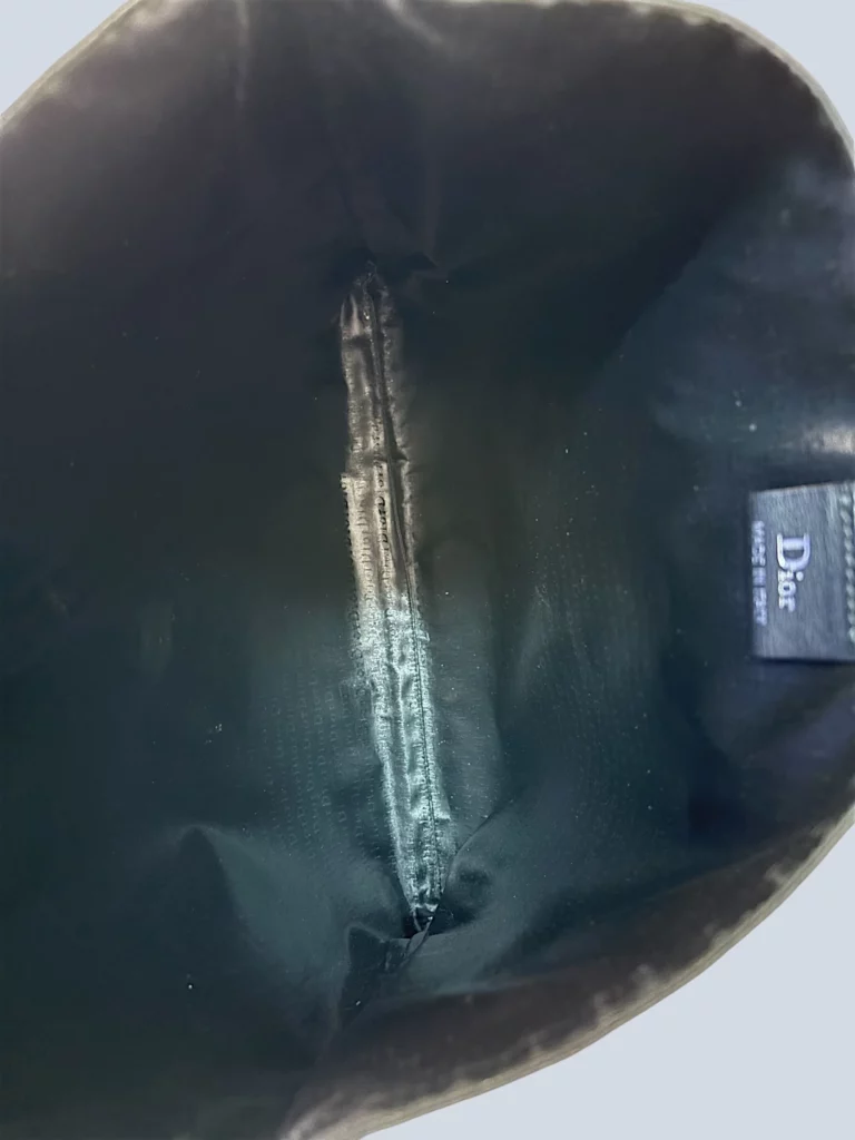 Borsa a spalla in tela cerata con stampa logo all-over., foto 6 di 8