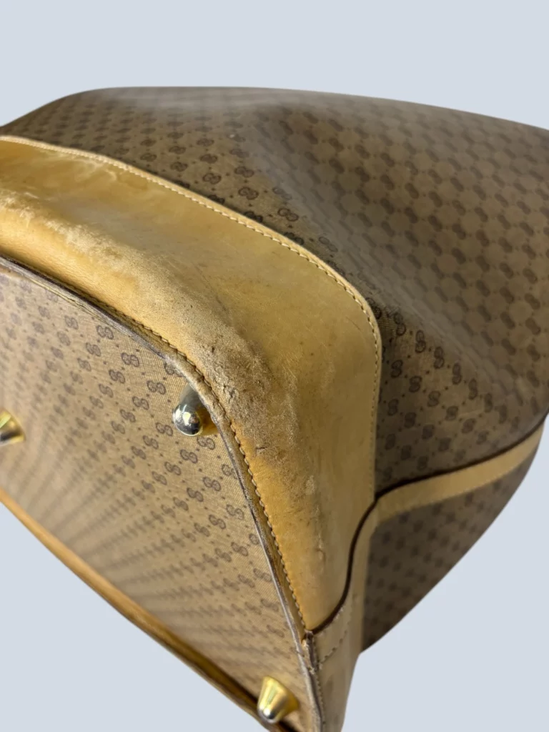 Borsa da viaggio in pelle con stampa Micro Monogram Supreme., foto 9 di 11