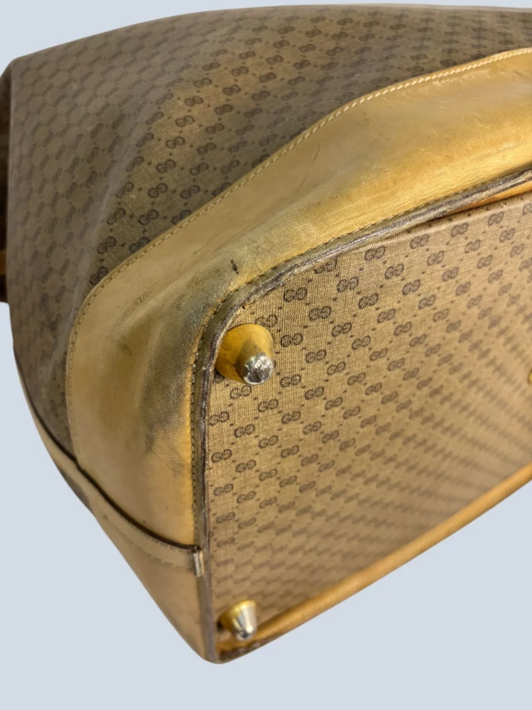 Borsa da viaggio in pelle con stampa Micro Monogram Supreme., foto 8 di 11