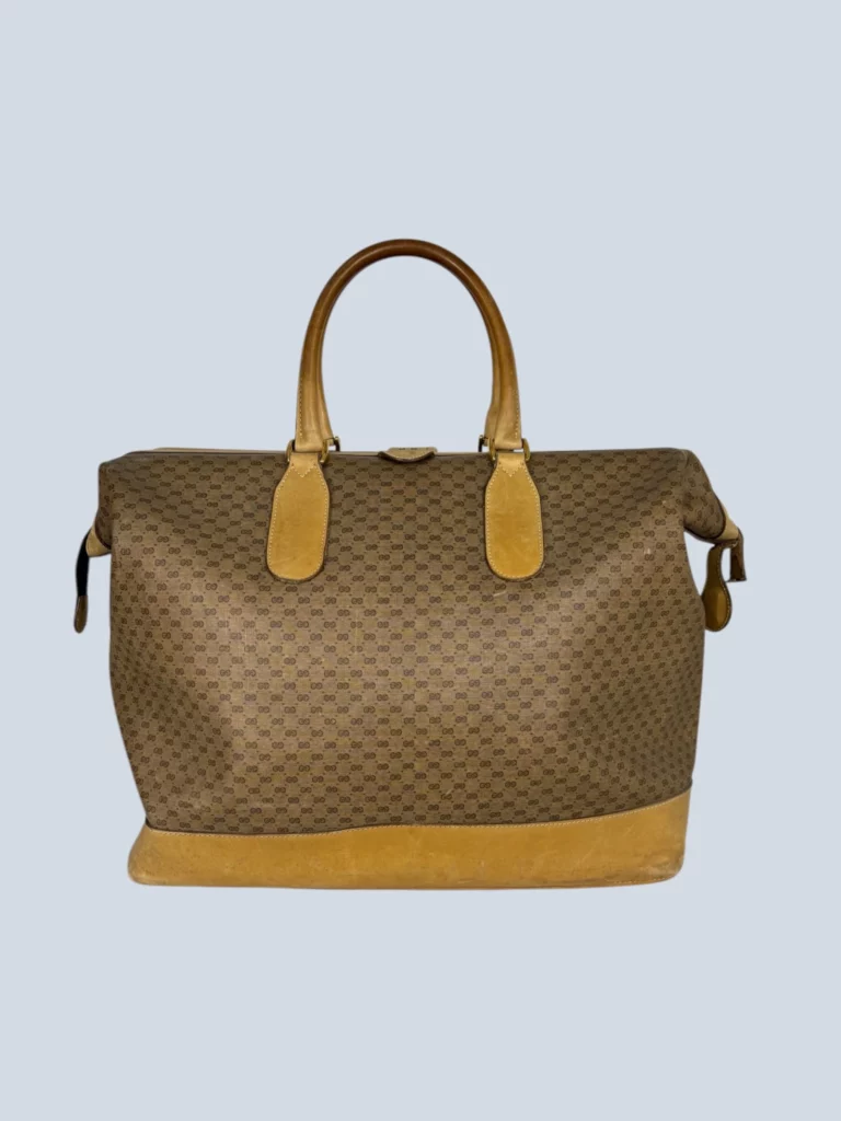 Borsa da viaggio in pelle con stampa Micro Monogram Supreme., foto 4 di 11