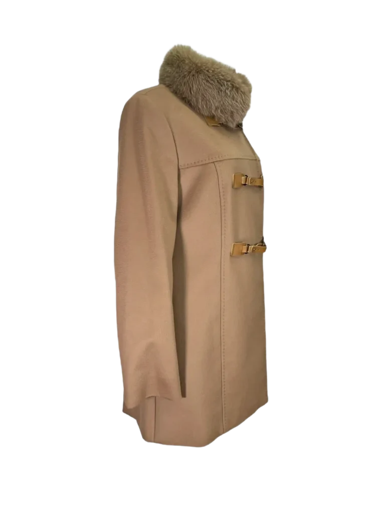 Studio, cashmere coat with fox collar, photo 2 of 7