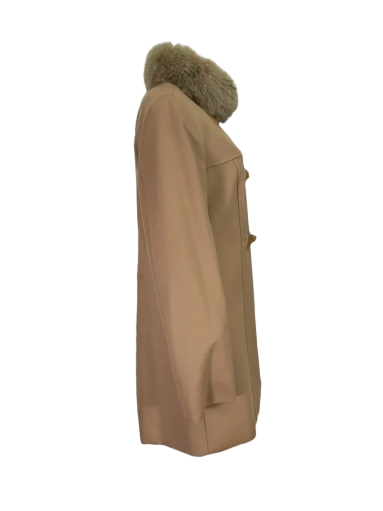 Studio, cashmere coat with fox collar, photo 3 of 7
