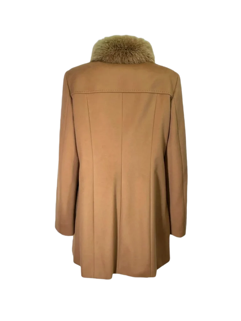 Studio, cashmere coat with fox collar, photo 4 of 7