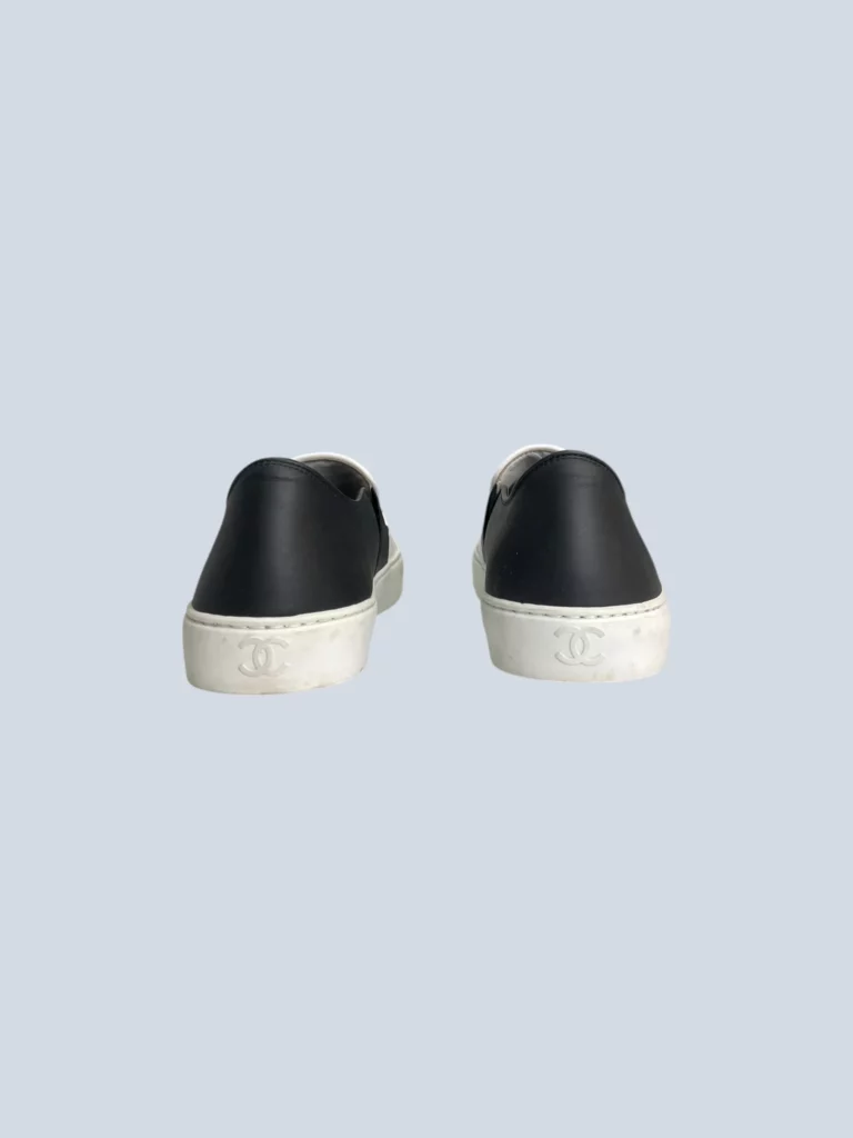 Leather and rubber slip-on sneakers, 40., photo 4 of 7