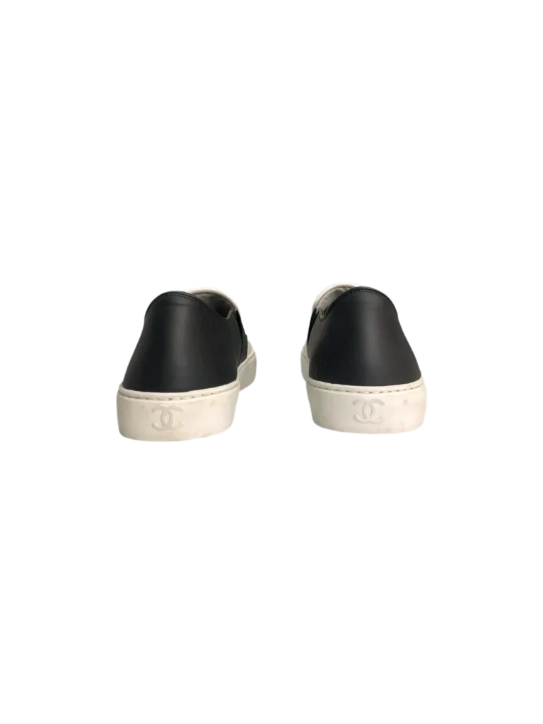 Leather and rubber slip-on sneakers, photo 4 of 7
