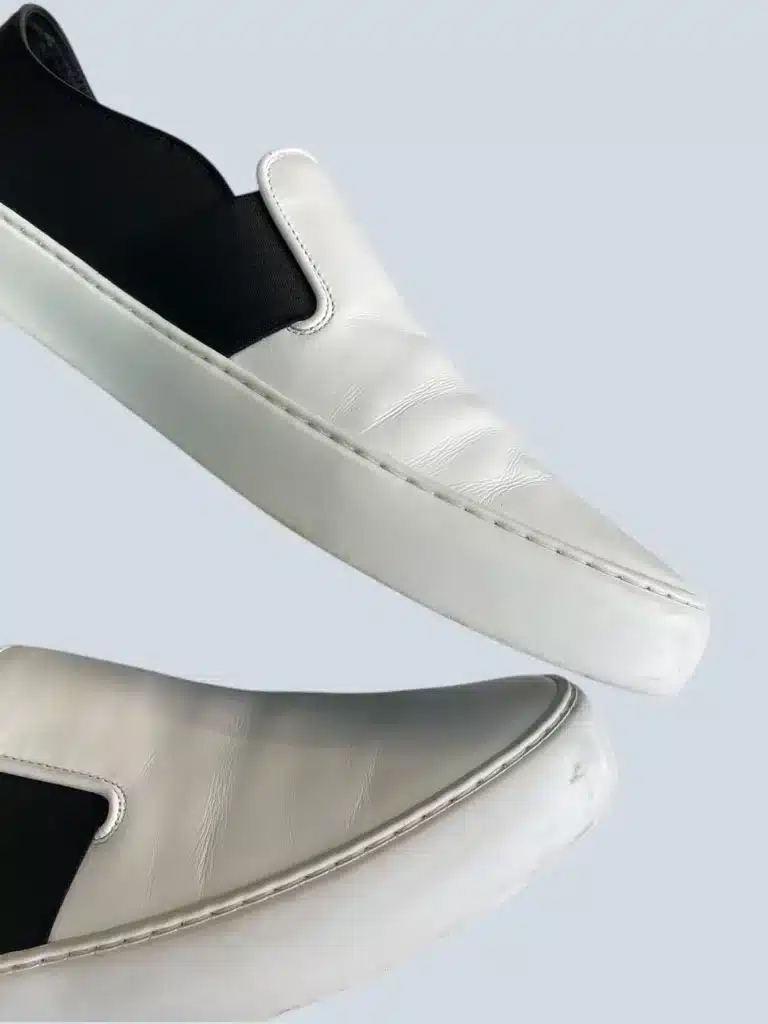 Leather and rubber slip-on sneakers, 40., photo 6 of 7