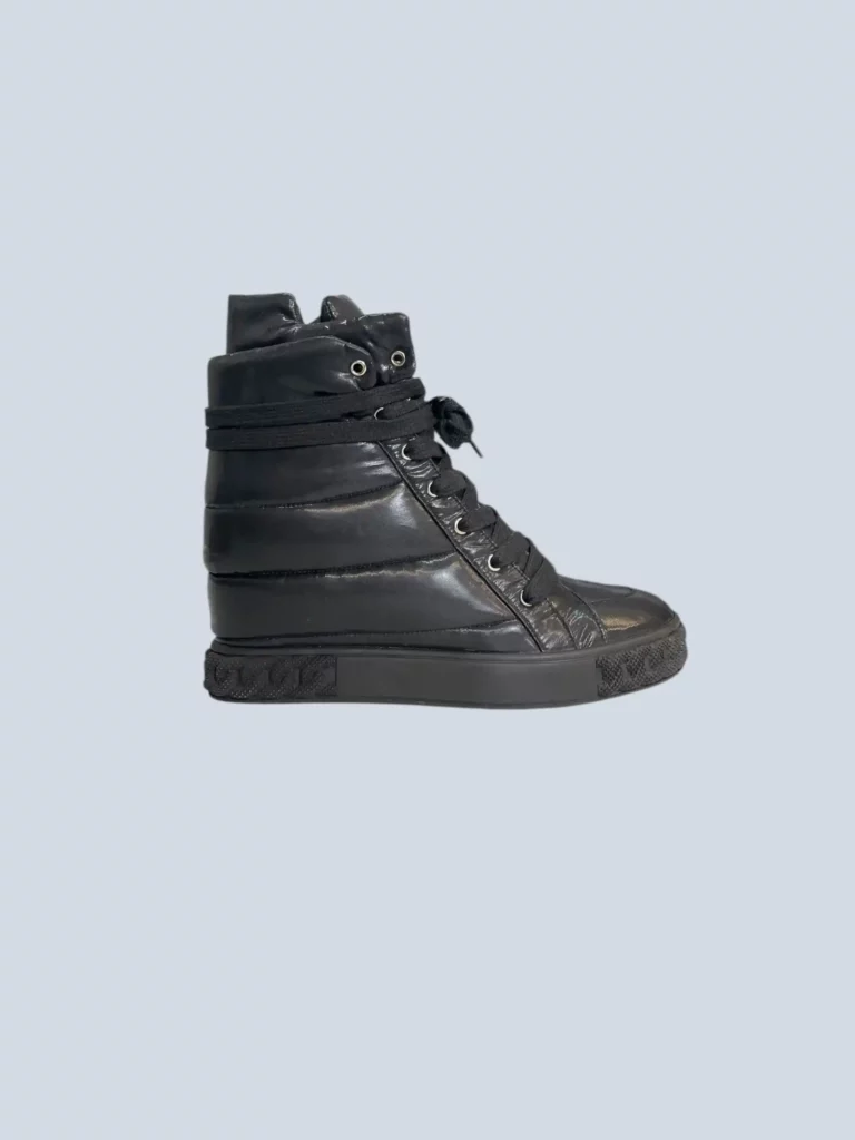 Sneakers platform in pvc e gomma, 36.